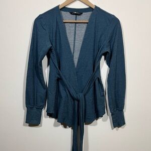 The North Face Women's Ballet Wrap Cardigan Sweater Teal size M Outdoors